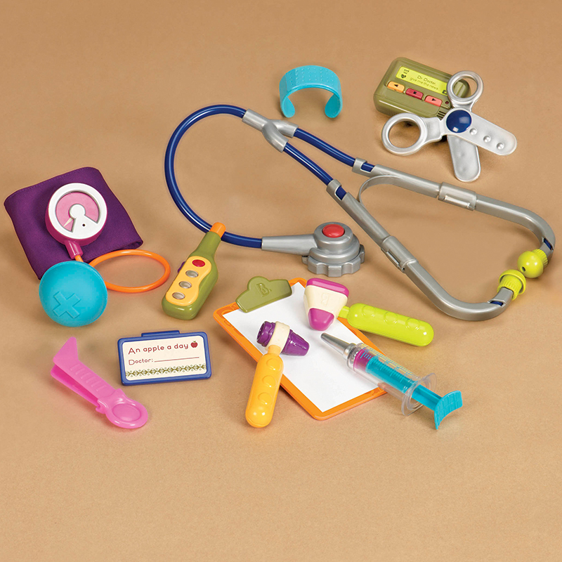 Btoys比乐 进口医生工具箱角色扮演益智儿童游戏玩具套装女孩宝宝